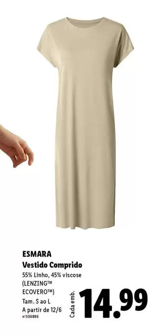 Esmara - Vestido Comprido