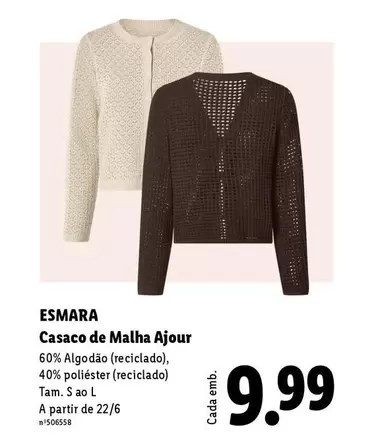 Esmara - Casaco De Malha Ajour