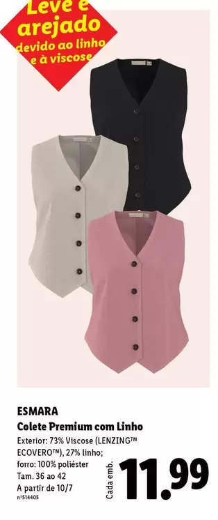 Esmara - Coltes Premium Con Lino