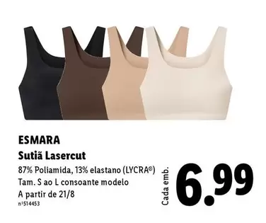 Esmara - Sutiã Lasercut