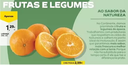 Continente - Aop Sabor Da Natureza