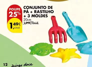 pingo doce - Conjunto De Pa + Rastilho + 3 Moldes