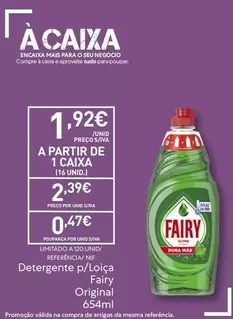 Fairy - Detergente Para O Segurificado