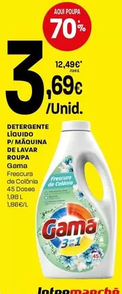 Gama - Detergente Liquido P/ Maquina De Lavar Roupa