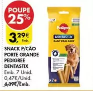 Pedigree - SNACK P/ C O PORTE GRANDE PEDIGREE