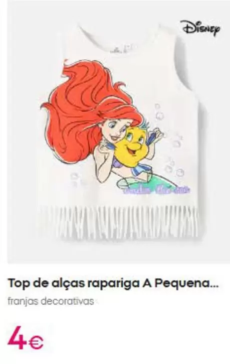 Disney - Top De Alcas Rapariga A Pequena