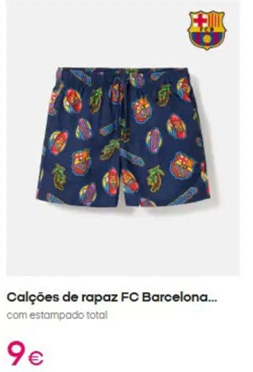 .Com - Calçoes De Rapaz Fc Barcelona