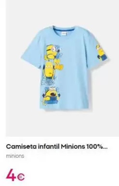 Minions - Camiseta Infantil 100%