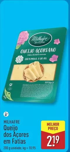 milhafre - Queijo Dos Açores Em Fatias