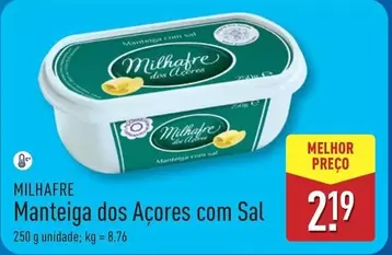 milhafre - Manteiga Dos Açores Com Sal