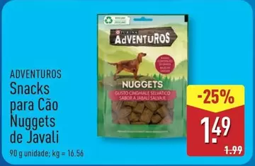 Purina - Snacks Para Cao Nuggets De Javali