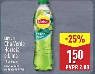 Lipton - Chá Verde Hortelá E Lima