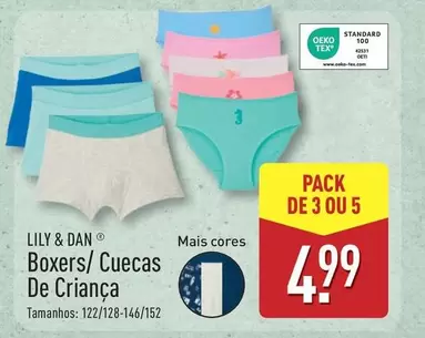 Lily & Dan - Boxers/Cuecas De Criança
