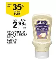 Heinz - Maionese Td Alho E Cebola