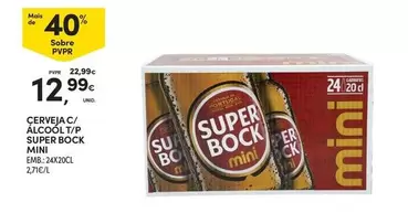 Mini - Cerveja C/ Alcool T/ Super Bock