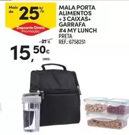My lunch - Mala Porta Alimentos + 3 Caixas+Garrafa
