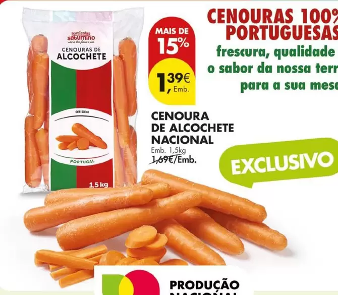 portugal - Cenoura De Alcochete Nacional