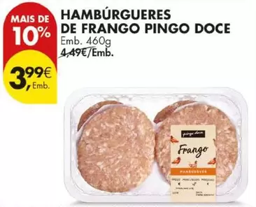 pingo doce - Hamburgueses De Frango