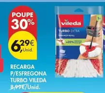 Vileda - Recarga P/Esfregona Turbo