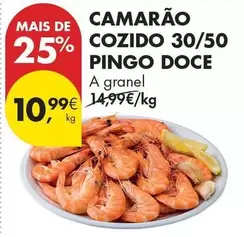 A+ - Camarão Cozido 30/50 Pingo Doce