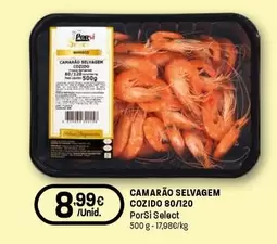 Porsi - Select Camarão Selvagem Cozido 80/120