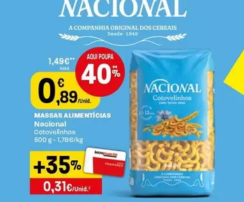Nacional - Massas Alimenticias