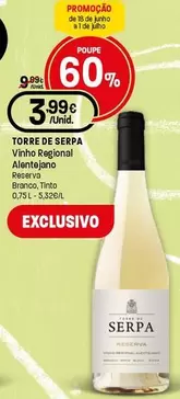 Torre De Serpa - Vinho Regional Alentejano 