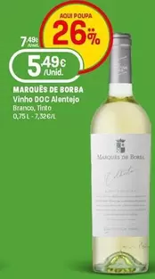 Marqués De Borba - Vinho DOC Alentejo 
