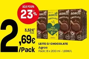 Agros - Leite C/Chocolate