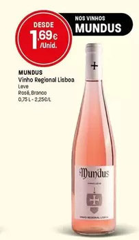 Mundus - Vinho Regional Lisboa Rose