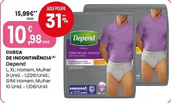 Depend - Cueca De Incontinencia