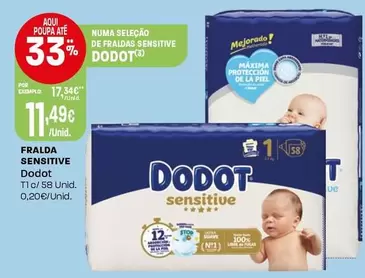 Dodot - Fralda Sensitive