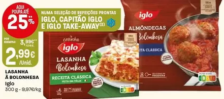 Iglo - Lasanha A Bolonhesa
