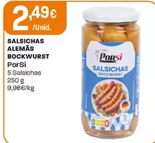 Porsi - Salsichas Alemas Bockwurst