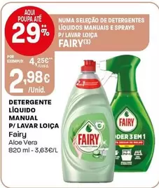 Fairy - Detergente Líquido Manual P/ Lavar Loica