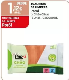 Porsi - Toalhitas De Limpeza