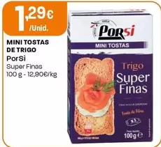 Porsi - Mini Tostas De Trigo