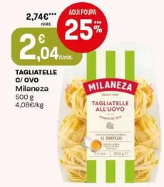 Milaneza - Tagliatelle C/ Ovo