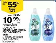 Skip - Detergente Líquido P/ Maquina Da Roupa Ciclos Curtos