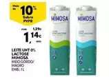 Mimosa - Leite Uht 0% Lactose