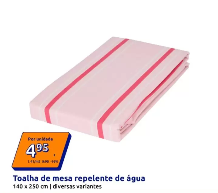Toalha De Mesa Repelente De Água