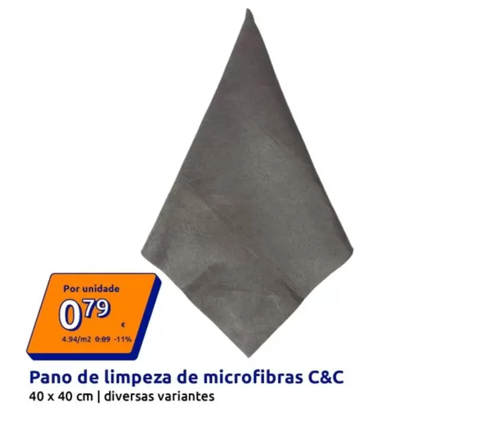 C&C - Pano De Limpeza De Microfibras