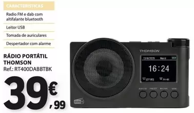 .Com - RÁDIO PORTÁTIL THOMSON