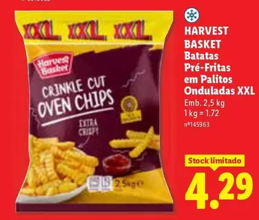 XXL - Batatas Pre-fritas Em Palitos Onduladas Xxl