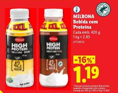 Milbona - Bebida Com Proteína