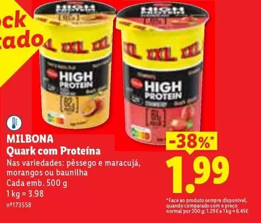 Milbona - Quark Com Proteina