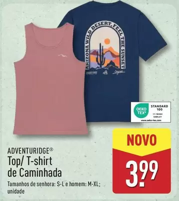 Adventuridge Top/ T-Shirt De Caminhada