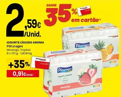Páturages - Iogurte Liquido Aroma