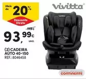 Vivitta - Cadeira Auto 40-150