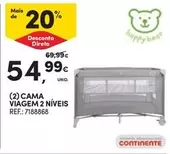 Continente - Cama Viagem 2 Niveis